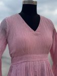 Baby Pink Silk Gown