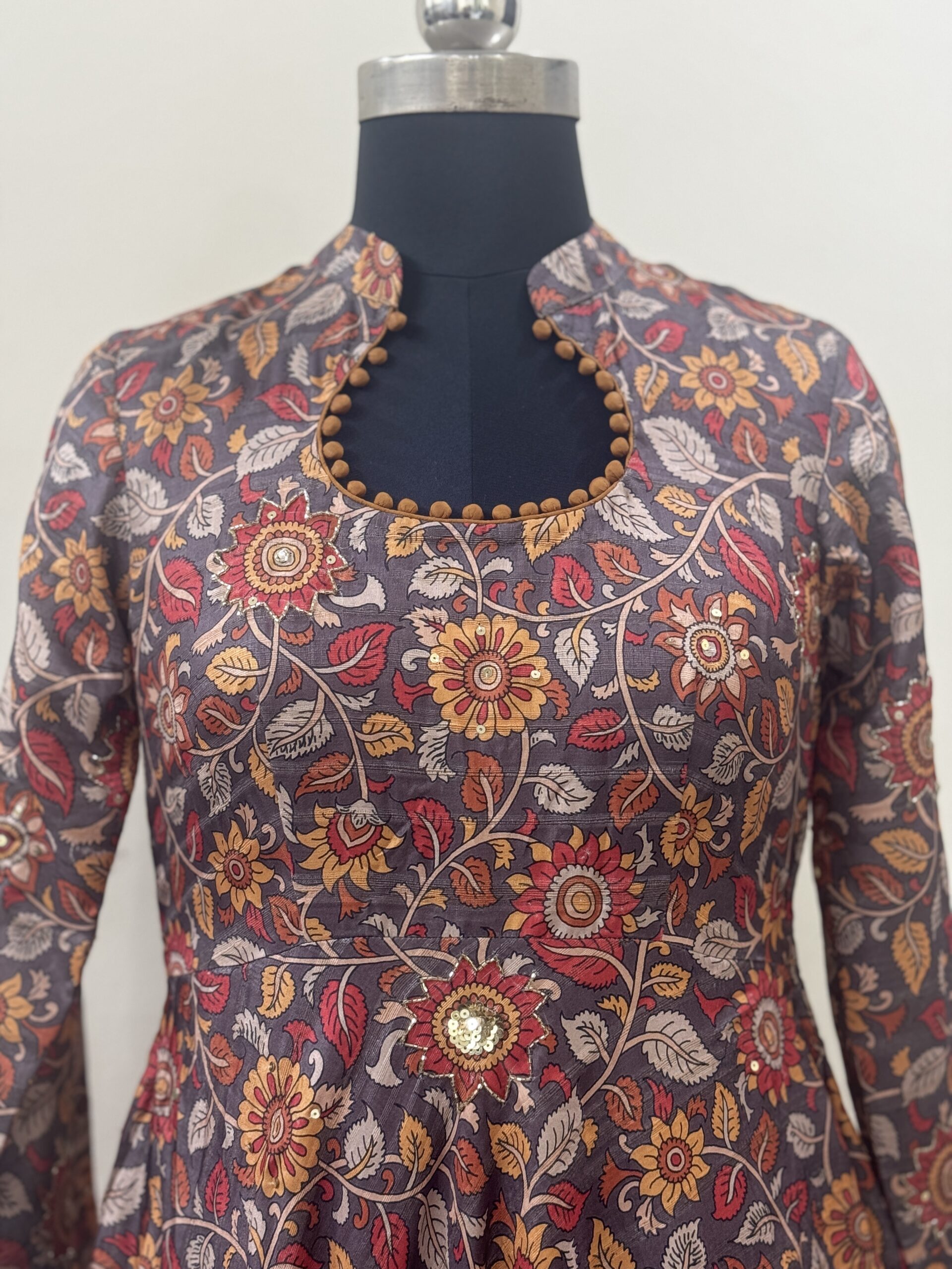 Silk Flared Kurta Silk Flared Kurta by kiyshacouture