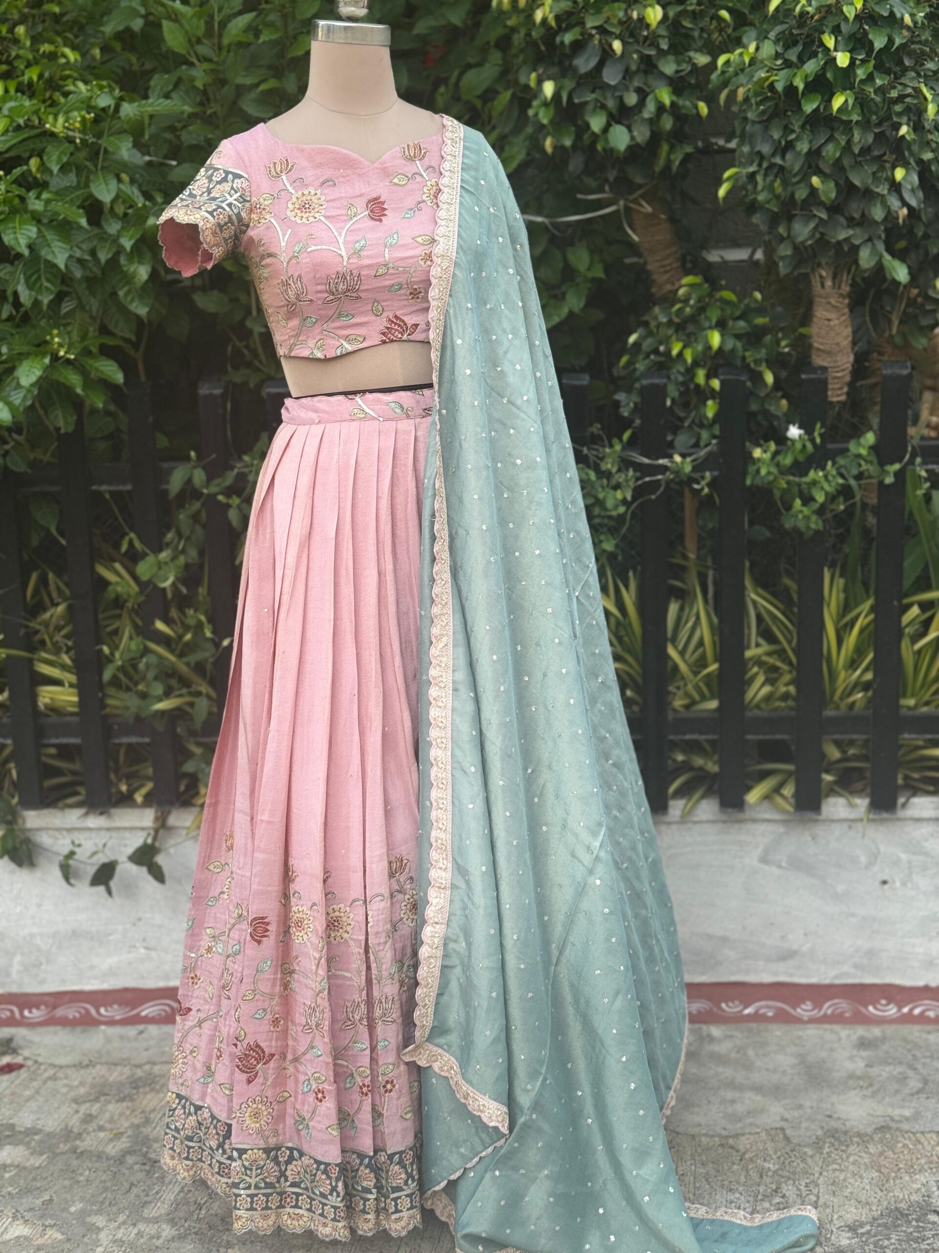 Baby Pink Pastel Lehenga by kiyshacouture Baby Pink Pastel Lehenga by kiyshacouture